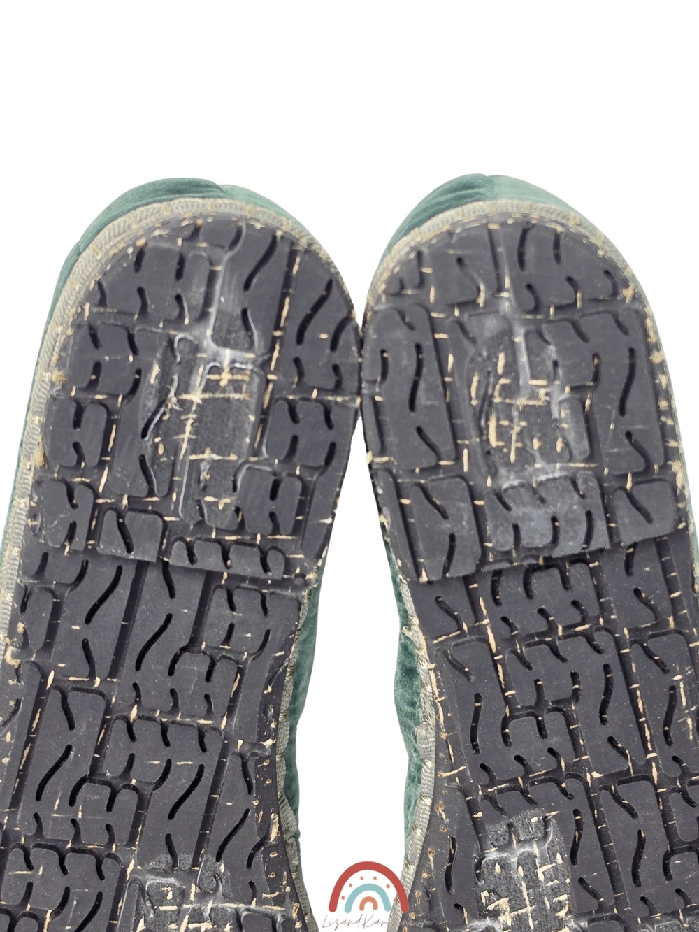 New! Madewell x Flabelus Jay Mary Janes Velvet in Green 8 - Picture 14 of 16